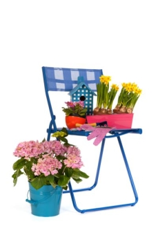 Blue Folding Chair