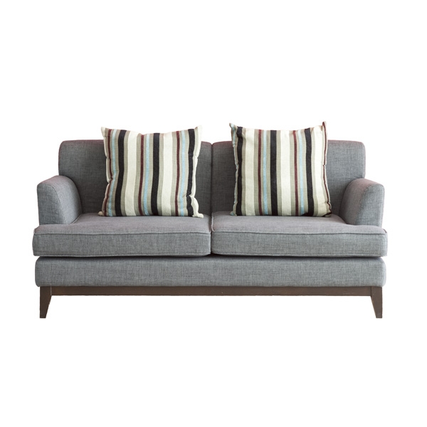 Mid Century Modern Grey Sofa